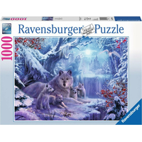 RAVENSBURGER Puzzle Vlci v zimě 1000 dílků