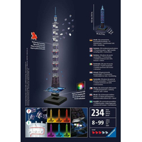 RAVENSBURGER Svítící 3D puzzle Noční edice Taipei 101, Taiwan 216 dílků