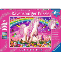 RAVENSBURGER Třpytivé puzzle Kůň ve snu XXL 100 dílků
