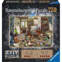 RAVENSBURGER Únikové EXIT puzzle Umělecké studio 759 dílků