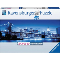 RAVENSBURGER Panoramatické puzzle Zářivý New York 1000 dílků