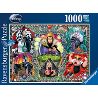 RAVENSBURGER Puzzle Zlé ženy z Disneyho pohádek 1000 dílků