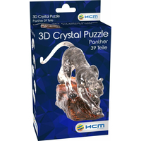 HCM KINZEL 3D Crystal puzzle Černý panter 39 dílků