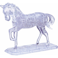 HCM KINZEL 3D Crystal puzzle Kůň 100 dílků