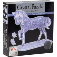 HCM KINZEL 3D Crystal puzzle Kůň 100 dílků