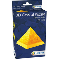 HCM KINZEL 3D Crystal puzzle Pyramida 38 dílků