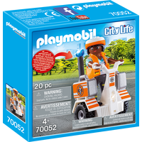 PLAYMOBIL® City Life 70052 Zásahová dvoukolka záchranářů se světly