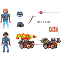 PLAYMOBIL® Dino Rise 70929 Dino Mine Vozík s raketami