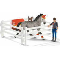 SCHLEICH Horse Club® 42443 Mia a set pro vaulting