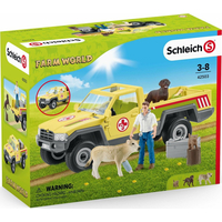 SCHLEICH Farm World® 42503 Záchranné terénní auto s veterinářem