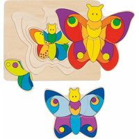 GOKI Vícevrstvé puzzle Motýl