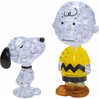 HCM KINZEL 3D Crystal puzzle Snoopy a Charlie Brown 77 dílků