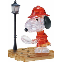 HCM KINZEL 3D Crystal puzzle Snoopy detektiv 34 dílků