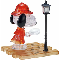 HCM KINZEL 3D Crystal puzzle Snoopy detektiv 34 dílků