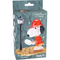 HCM KINZEL 3D Crystal puzzle Snoopy detektiv 34 dílků