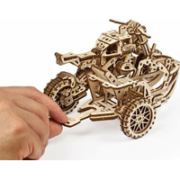 UGEARS 3D puzzle Motorka se sajdkárou 380 dílků