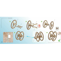 UGEARS 3D puzzle Traktor 97 dílků