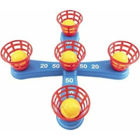 Házecí hra - Kříž s kruhy a košíčky s míčky