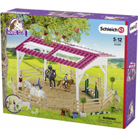 SCHLEICH Horse Club® 42389 Jezdecká škola s jezdci a koňmi