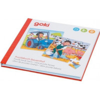 GOKI Magnetická puzzle kniha Statek 2x20 dílků