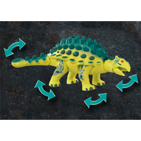PLAYMOBIL® Dino Rise 70626 Saichania: Obrana robota bojovníka