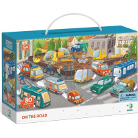 DODO Puzzle s hledáním obrázků Na cestě 80 dílků