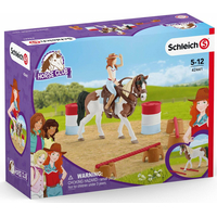 SCHLEICH Horse Club® 42441 Hannah a jezdecká sada na western