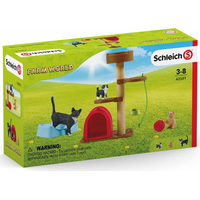 SCHLEICH Farm World® 42501 Škrábací kočičí strom s koťaty