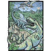 CLOUDBERRIES Puzzle Dinosaurs 3D s brýlemi 500 dílků