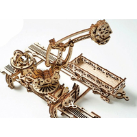 UGEARS 3D puzzle Železniční jeřáb - manipulátor 354 dílků