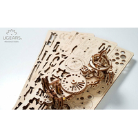 UGEARS 3D puzzle Železniční jeřáb - manipulátor 354 dílků