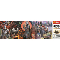 TREFL Panoramatické puzzle The Mandalorian: Dobrodružství 1000 dílků