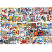 GIBSONS Puzzle Abeceda her a hraček 1000 dílků