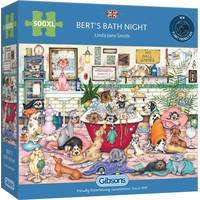 GIBSONS Puzzle Bertova večerní koupel XL 500 dílků