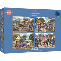 GIBSONS Puzzle Evakuovaní 4x500 dílků