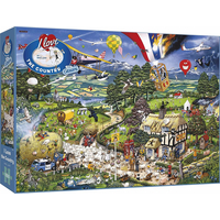 GIBSONS Puzzle Miluji venkov 1000 dílků