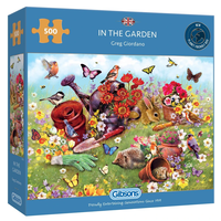 GIBSONS Puzzle Na zahradě 500 dílků