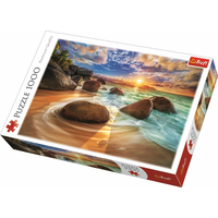 TREFL Puzzle Pláž Samudra, Indie 1000 dílků