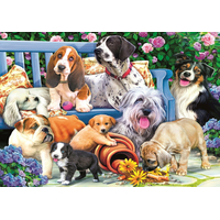 TREFL Puzzle Psi v zahradě 1000 dílků