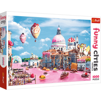 TREFL Puzzle Legrační města: Sladké Benátky 1000 dílků