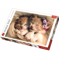 TREFL Puzzle Spící koťata 500 dílků