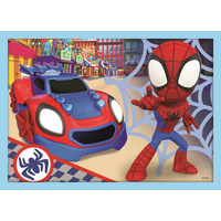 TREFL Puzzle Spidey a jeho úžasní přátelé 4v1 (12,15,20,24 dílků)