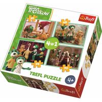 Puzzle Treflíci 4v1 (35,48,54,70 dílků)