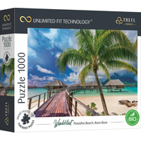 TREFL Puzzle UFT Wanderlust: Rajská pláž na Bora-Bora 1000 dílků