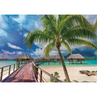 TREFL Puzzle UFT Wanderlust: Rajská pláž na Bora-Bora 1000 dílků