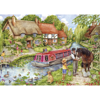 GIBSONS Puzzle Unášení po proudu XXL 100 dílků