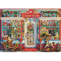 GIBSONS Puzzle Vánoční výloha 1000 dílků