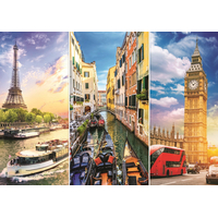 TREFL Puzzle Výlet po Evropě 4000 dílků
