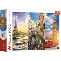 TREFL Puzzle Výlet po Evropě 4000 dílků
