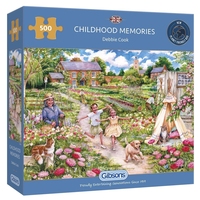 GIBSONS Puzzle Vzpomínky na dětství 500 dílků